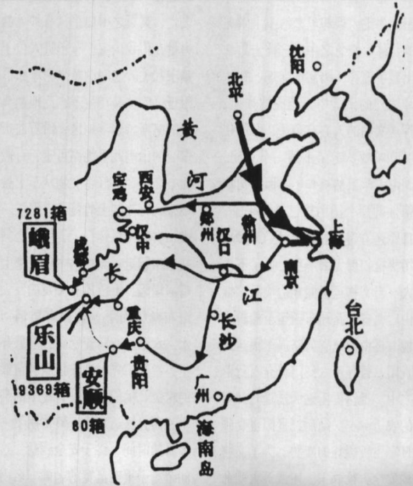 1933 年 2 月 5 日晚,故宫博物院第一批文物自太和门搬出,自此开始了