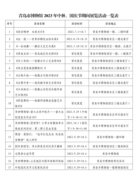 青岛市博物馆2023年中秋、国庆节期间展览活动一览表.jpg